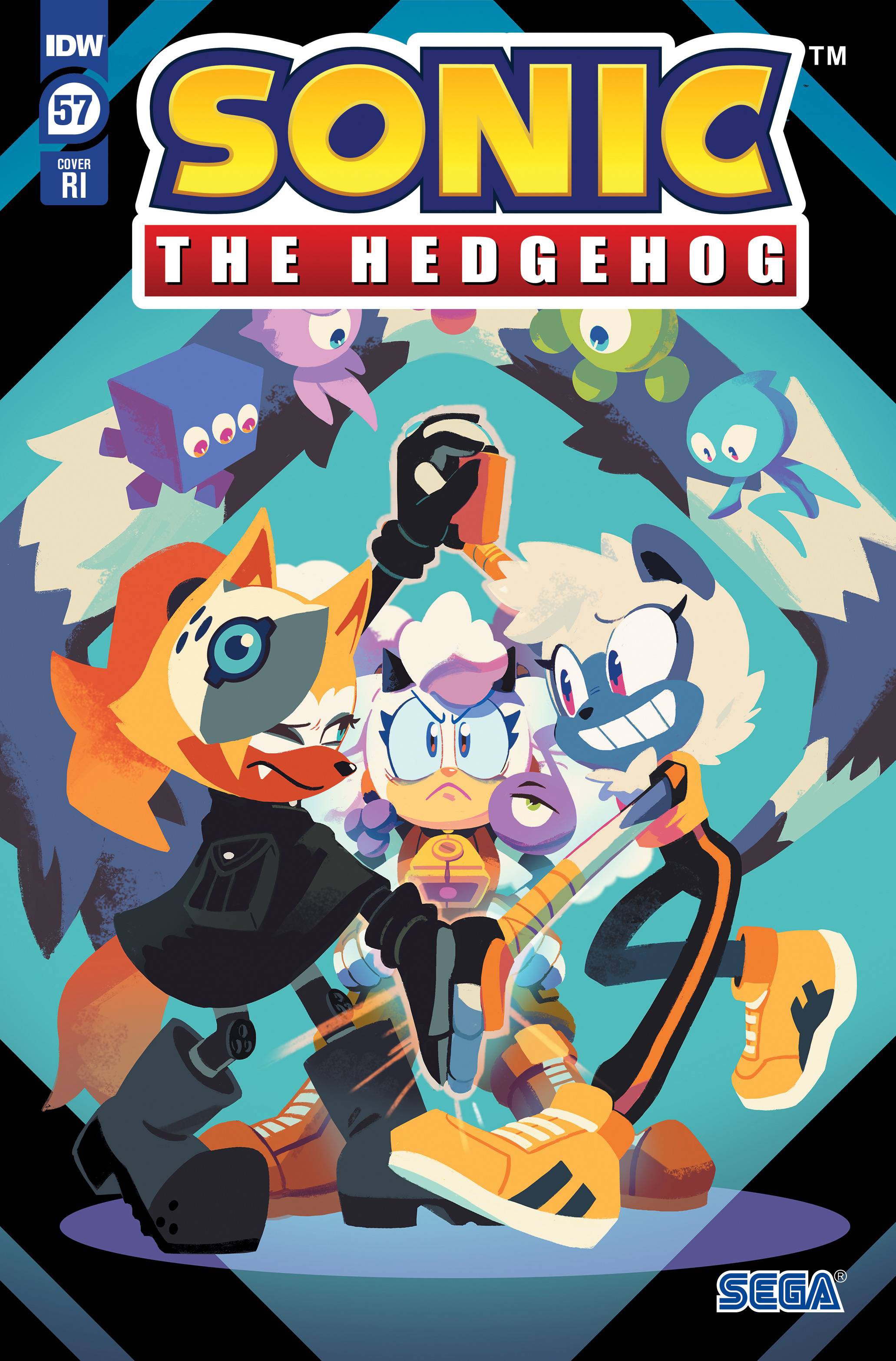 IDW Publishing Sonic the Hedgehog #57 Comic Book [1:10 Fourdraine
