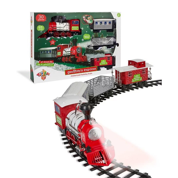 Geoffrey's Toy Box Geoffrey's Express Motorized Train [Lights