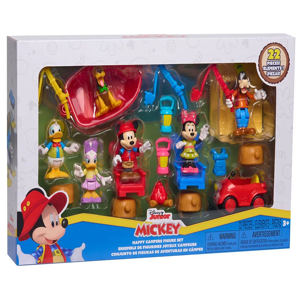 Disney Mickey Mouse Happy Campers Figure Set