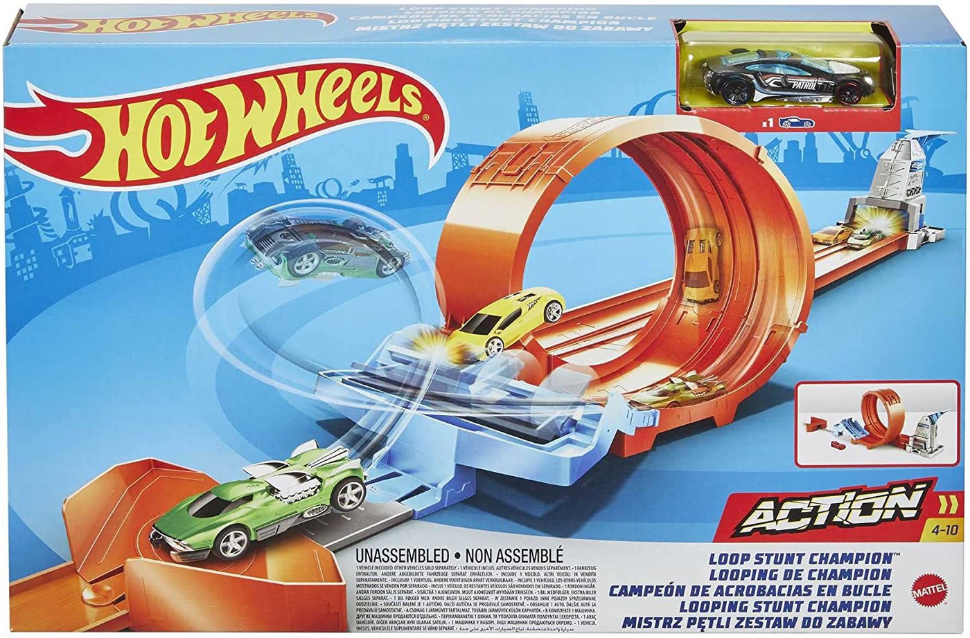 Hot Wheels Action Loop Stunt Champion Track Set 887961921014|