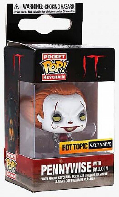 HOT Pocket Pop Pennywise Funko Keychain Funko IT Pocket POP