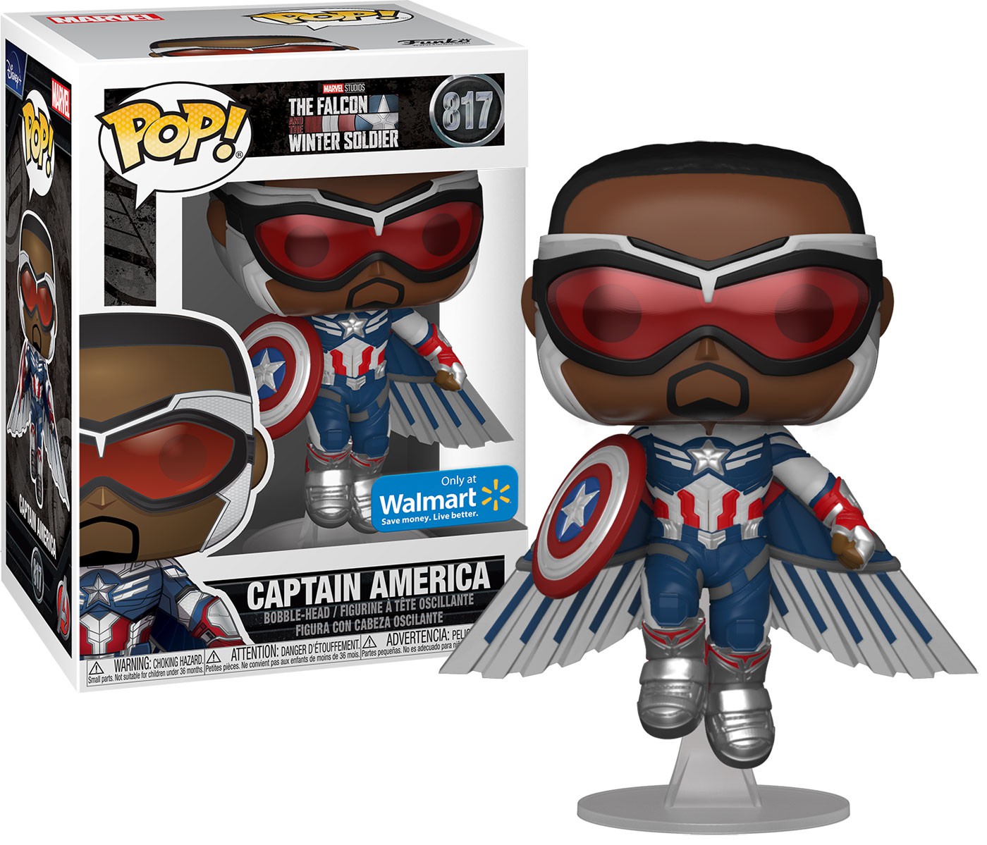 POP Marvel Captain America Vinyl Bobble Head #817 | eBay