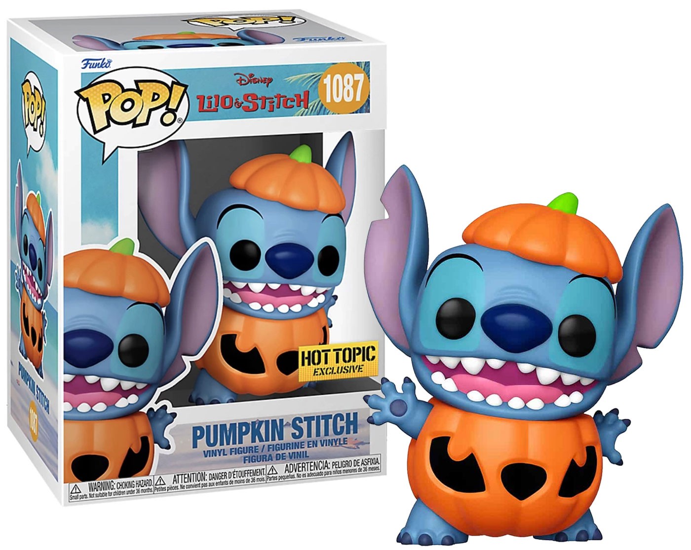 Funko Lilo & Stitch POP! Disney Pumpkin Stitch Vinyl Figure #1087