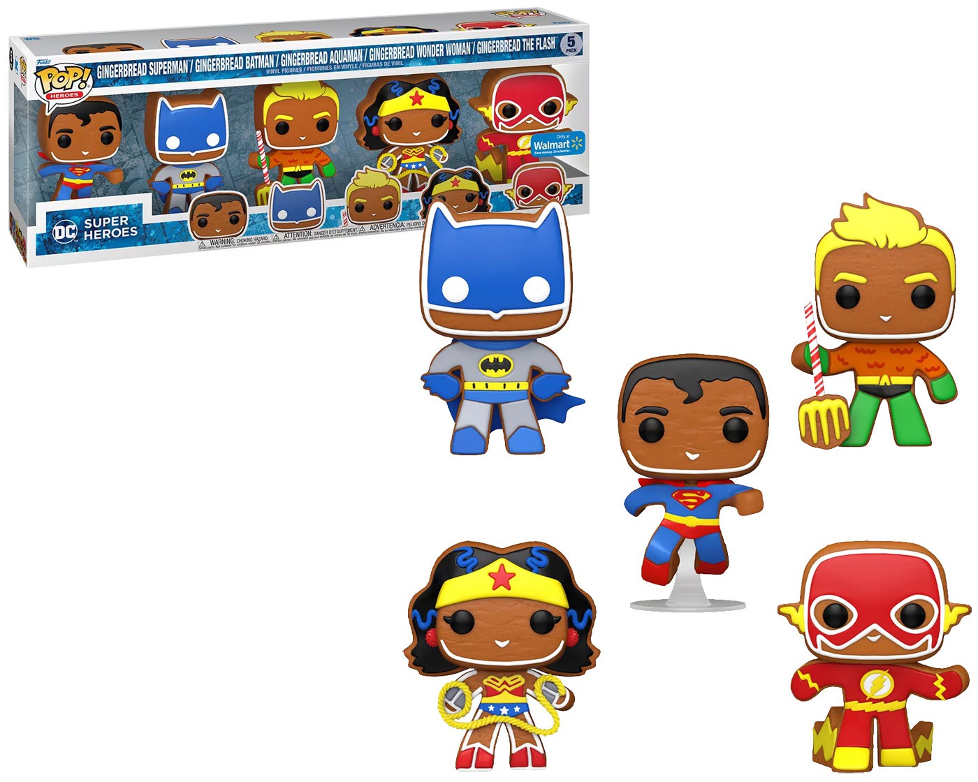 【新品】Funko Pop! コレクション　クリスマス　 5体セット Amazon.com: Funko DC Comics Pop! Holiday Gingerbread Complete Set