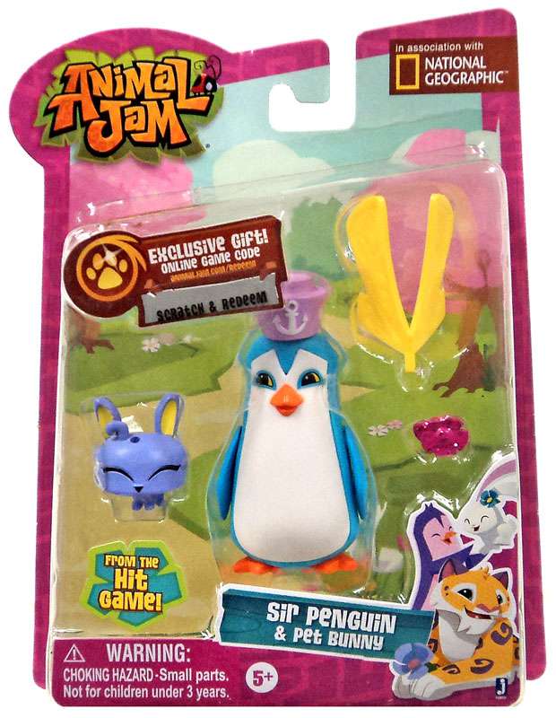 animal jam penguin plushie