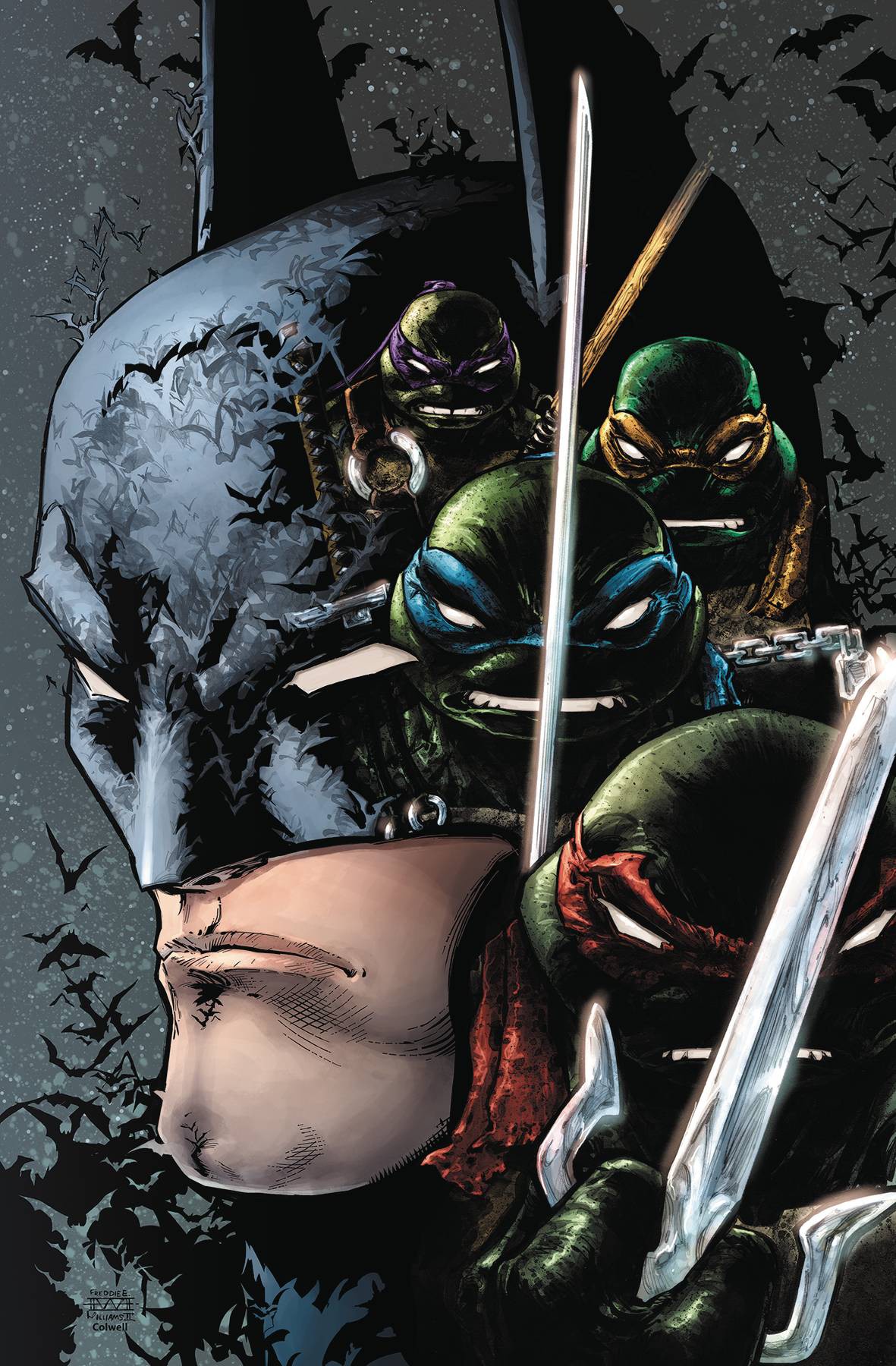 Batman//TMNT #6 1st Print Cover A Series 1 2015 2016 Teenage Mutant Ninja Turtles
