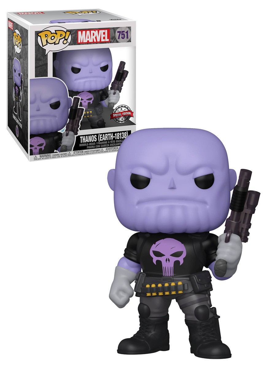 Funko POP! Marvel Thanos 6-Inch Vinyl Figure #751 [Super-Sized