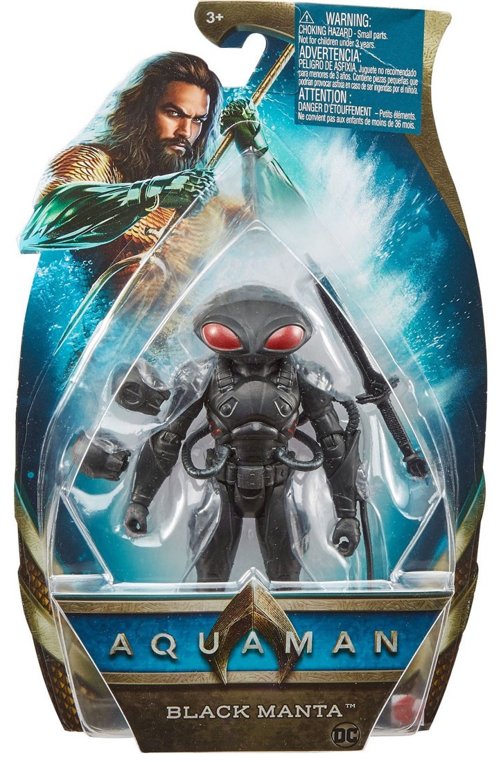 DC Aquaman Movie Basic Black Manta Action Figure EBay