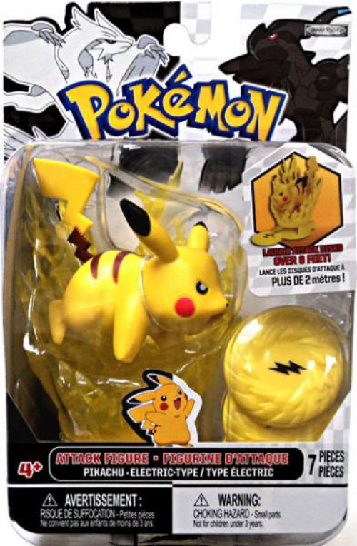 Details About Pokemon Black White Series 2 Attack Pikachu Figure