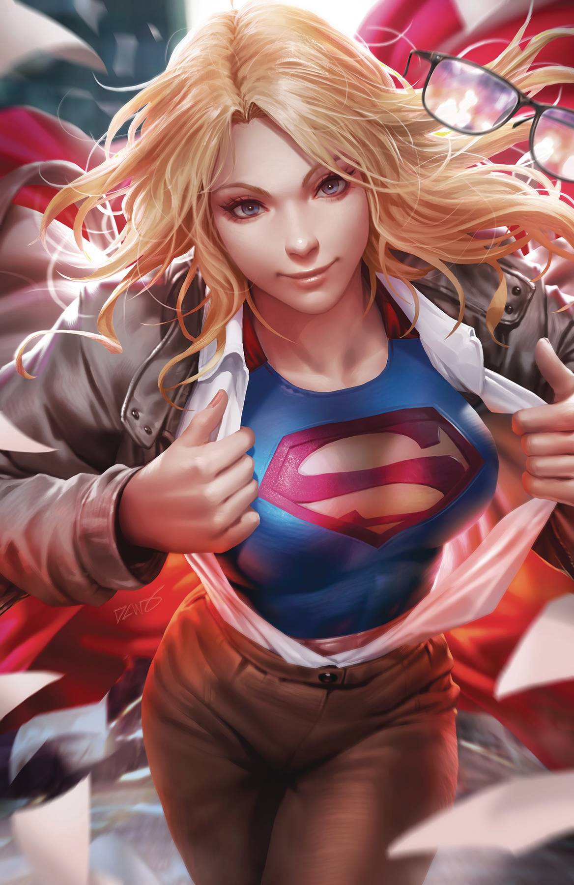 Dc Supergirl 36 Comic Book Derrick Chew Variant Cover Ebay 