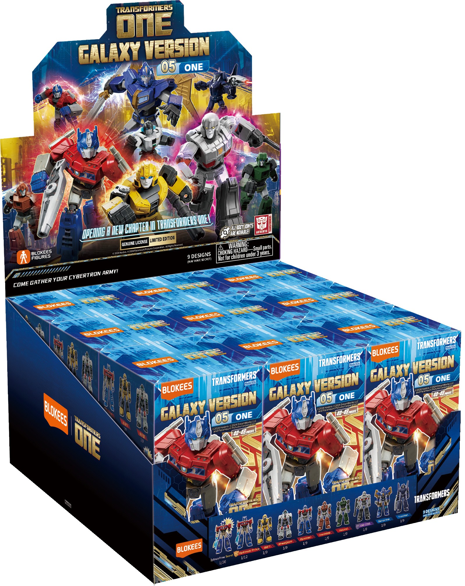 Transformers: One Blokees Galaxy Series 1 Box of 9 Model Kits | eBay