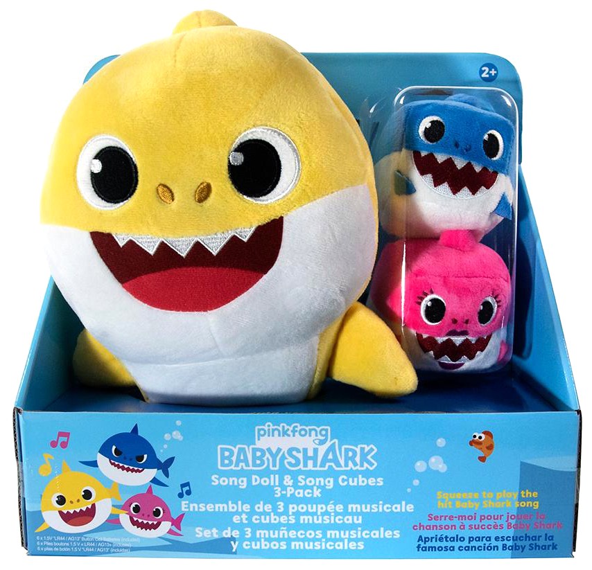 baby shark cube plush