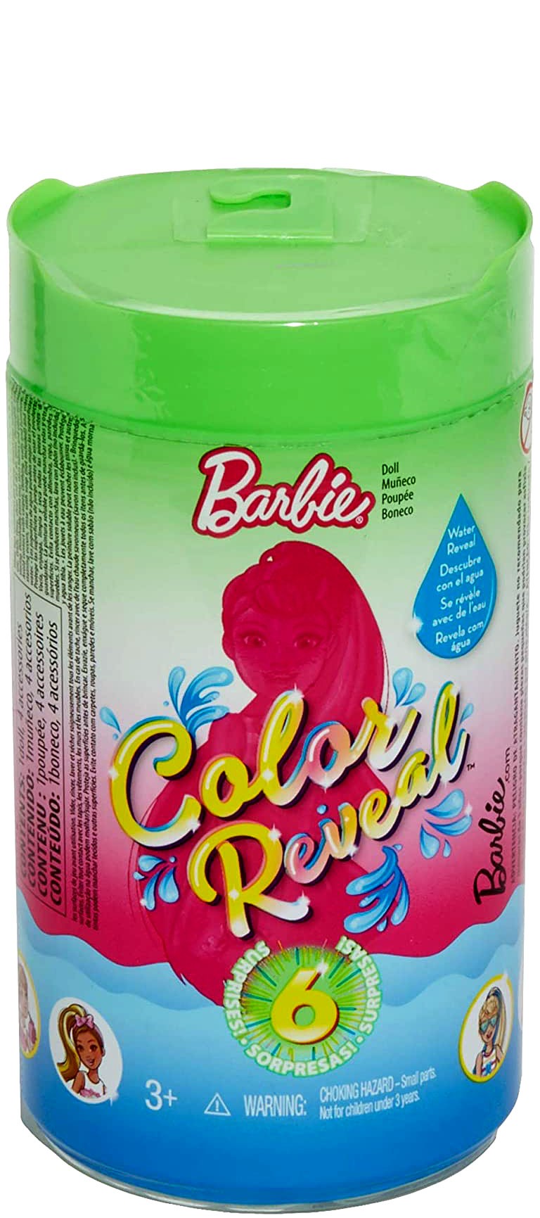 chelsea barbie color reveal