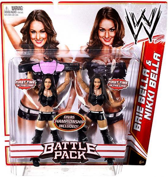 最も優遇の Battle Pack Figure Action Bella Nikki & Bella Brie 15 Series プロレス、格闘技