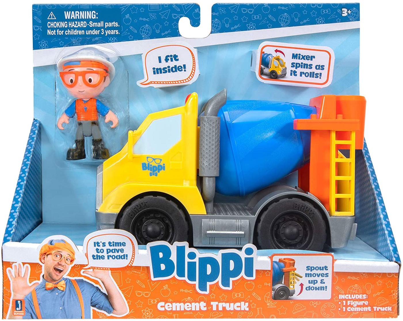 Blippi Cement Truck Vehicle 191726019336 | eBay