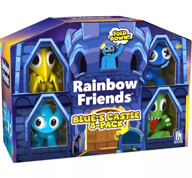 Rainbow Friends Blue's Castle 2.5-Inch Mini Figure 8-Pack Set | eBay