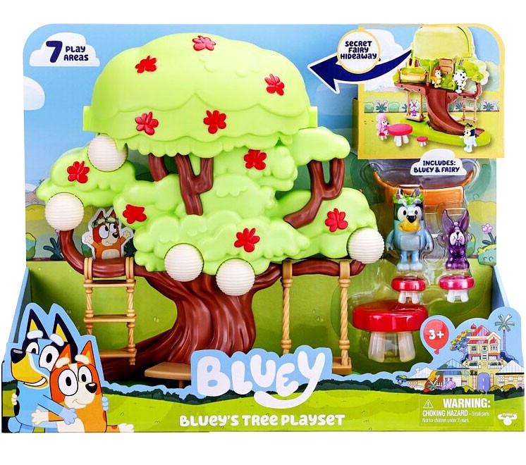 Bluey's Tree Playset！ブルーイツリープレイセット！ Bluey Tree Playset [Includes Bluey & Fairy Figures] | eBay
