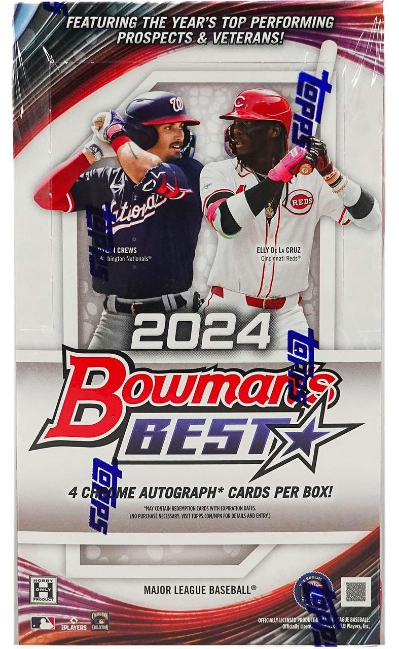 安価 MLB Topps 2024 Bowman's Best Baseball Trading Card HOBBY Box スポーツ選手