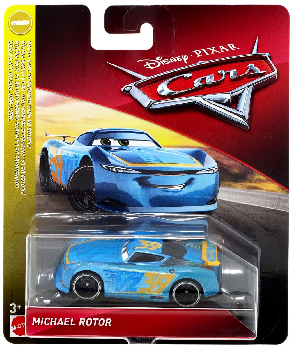 cars 3 michael rotor diecast