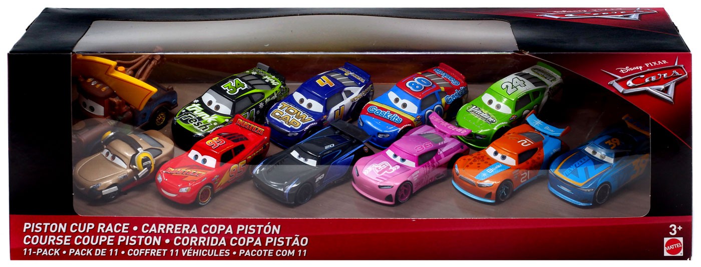 Disney Pixar Cars Cars 3 Piston Cup Race Diecast Car 11 Pack Version 2 Ebay