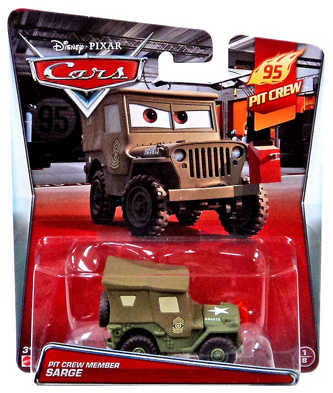 Mattel Disney Pixar Loose PIT CREW MEMBER SARGE CARS