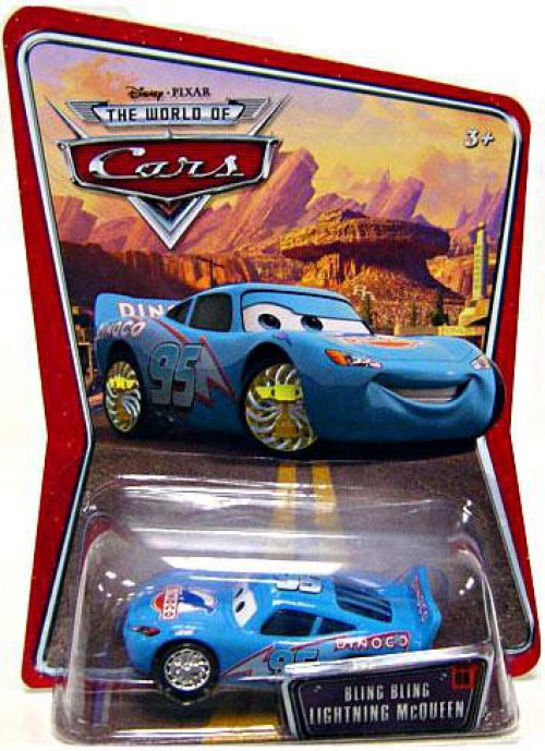 Disney Cars The World of Cars Bling Bling Lightning McQueen Diecast Car ...