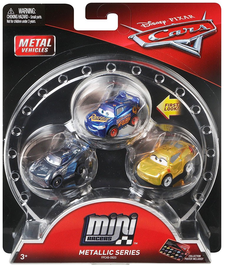 mini cars 3 pack