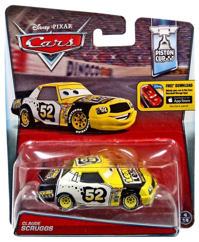 Disney Cars Piston Cup Claude Scruggs Diecast Car #4/14 [Leak Less ...