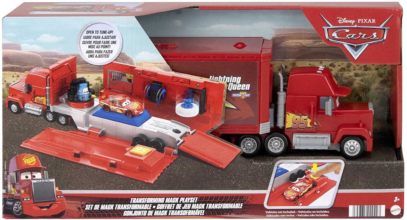 Disney Pixar Cars Mack トレーラー Disney Pixar Cars Mack Hauler Mattel (2022) Unboxing