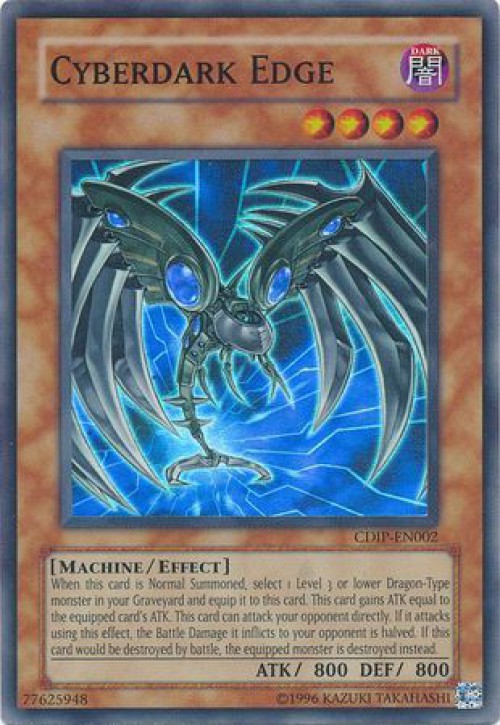 YuGiOh GX TCG Cyberdark Impact Super Rare Cyberdark Edge CDIP