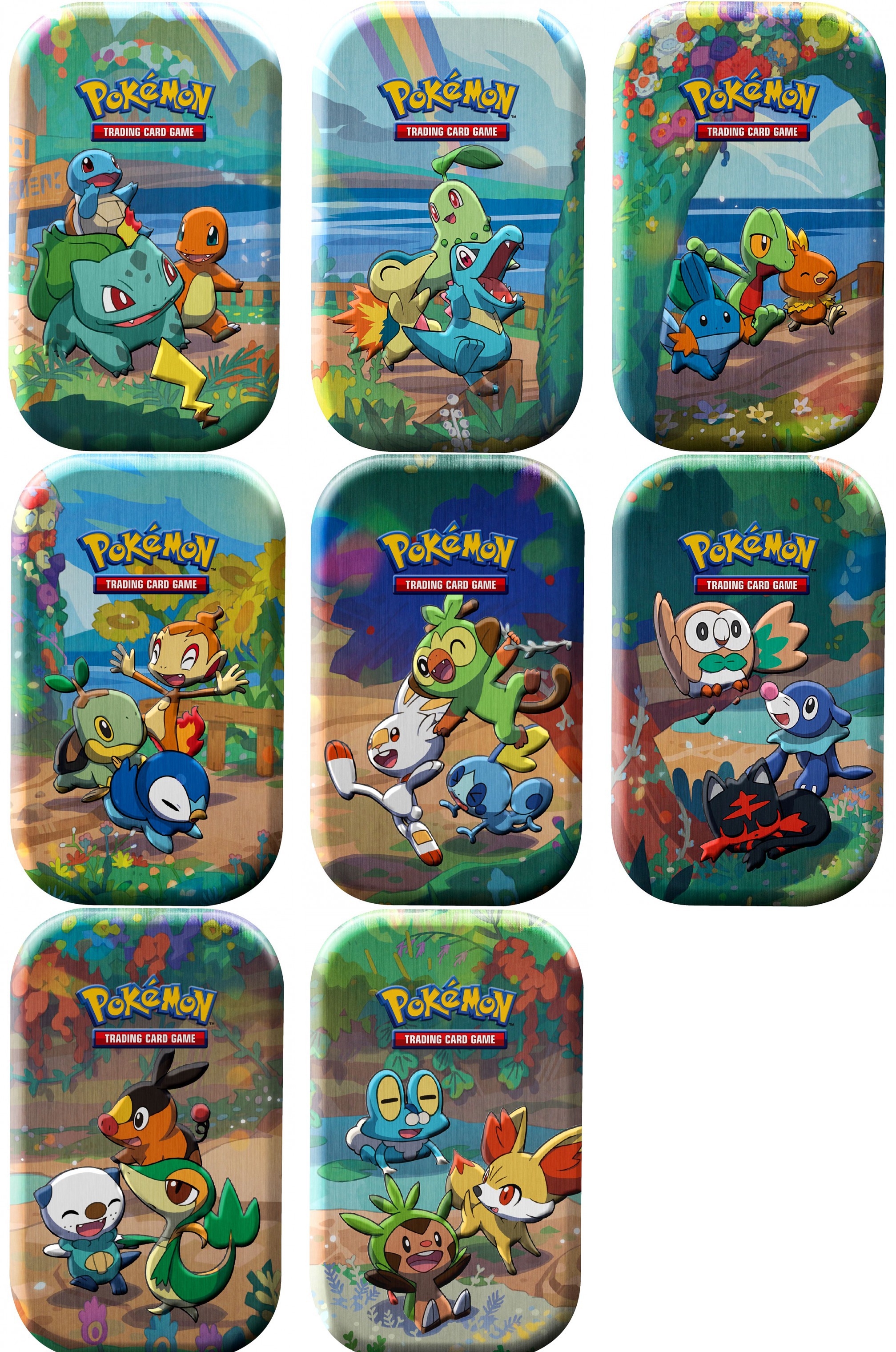 Pokemon TCG Celebrations Set of 8 Mini Tin Sets | eBay