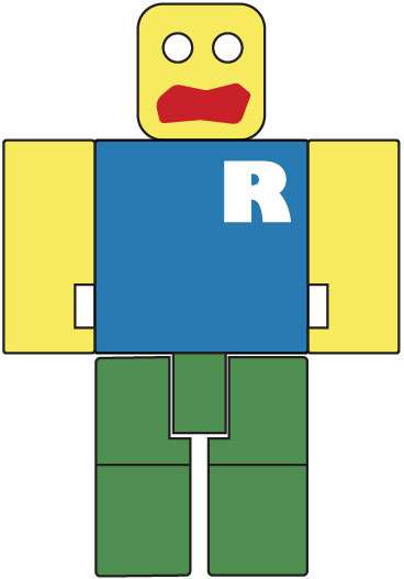 Details About Roblox Classic Noob Mini Figure Includes Series 1 Online Code Loose - 