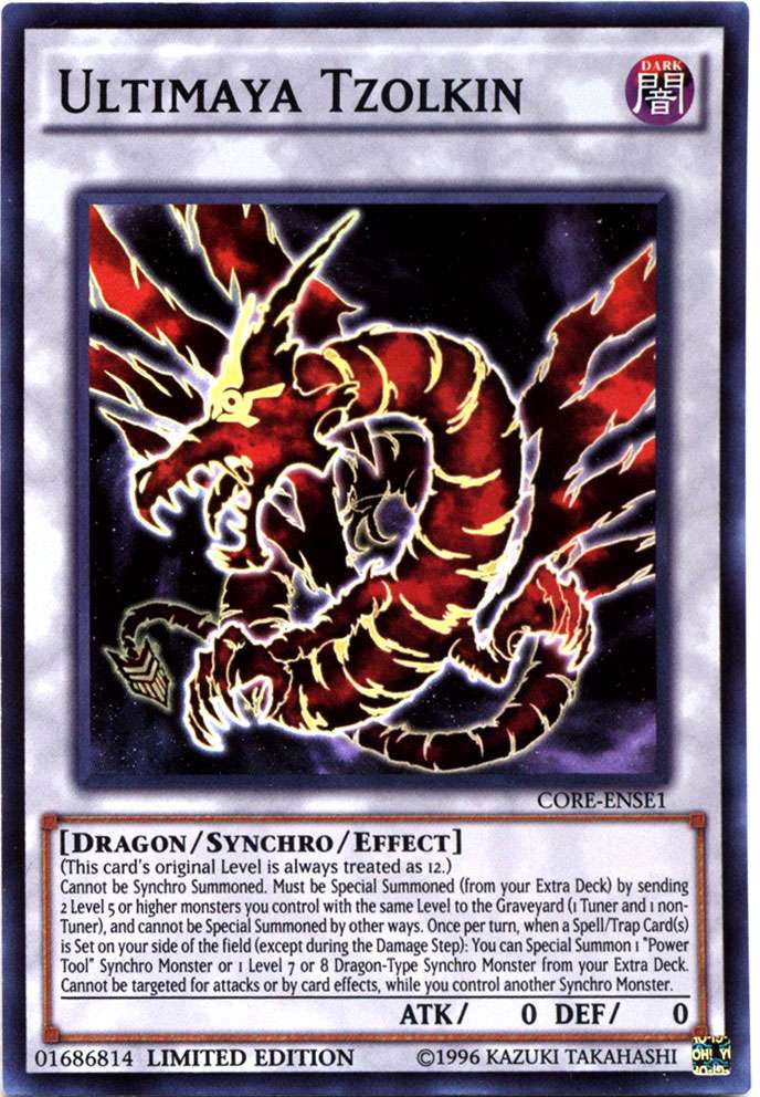Yu-Gi-Oh! Ultimaya Tzolkin Card - Super Rare Limited Edition, Clash Of Rebellions Special Edition