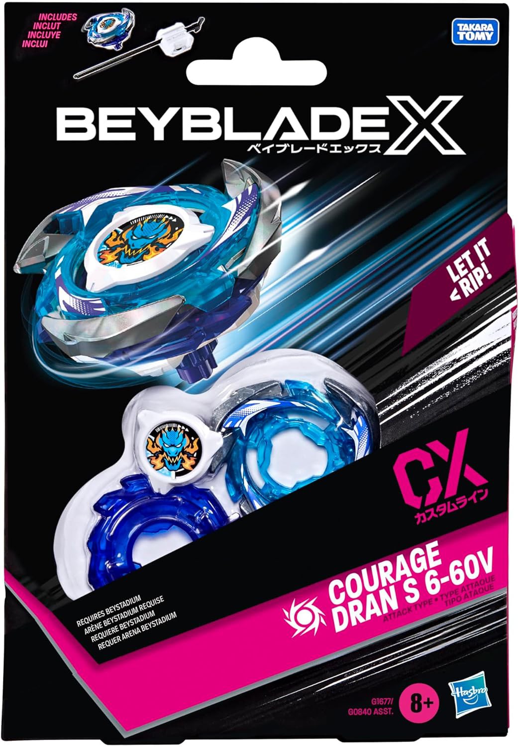 Beyblade X Courage Dran S 6-60V CX Starter Pack | eBay