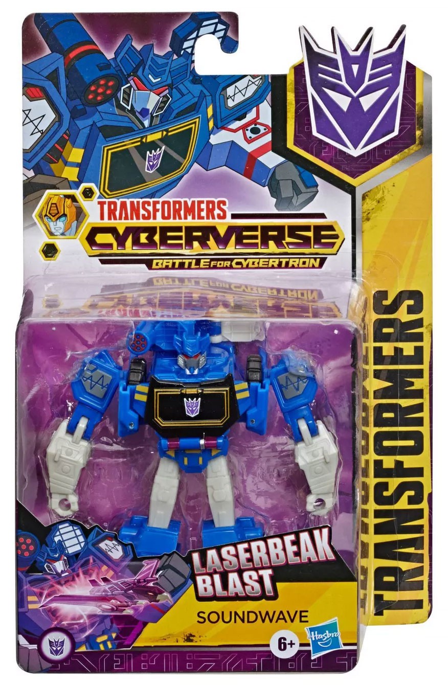 Cyberverse Battle For Cybertron Soundwave Warrior Action