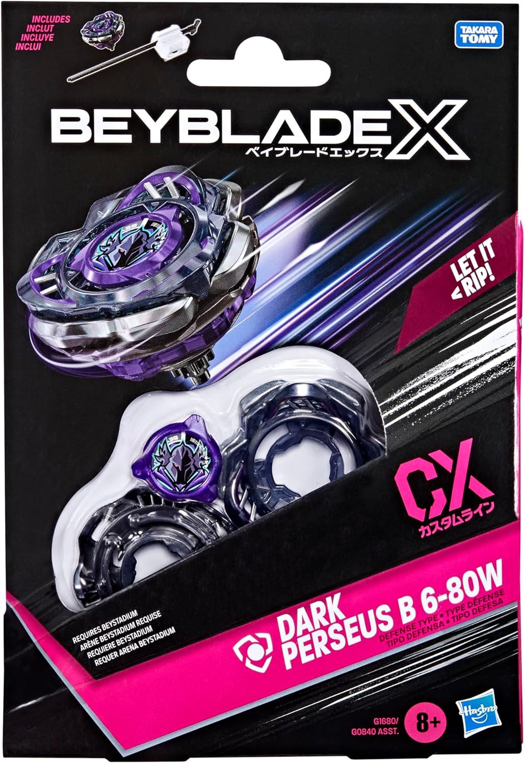 Beyblade X Dark Perseus B 6-80W CX Starter Pack | eBay