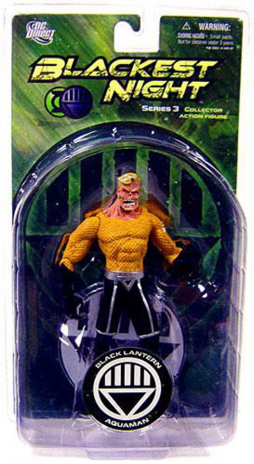 Dc Green Lantern Blackest Night Series 3 Black Lantern Aquaman Action