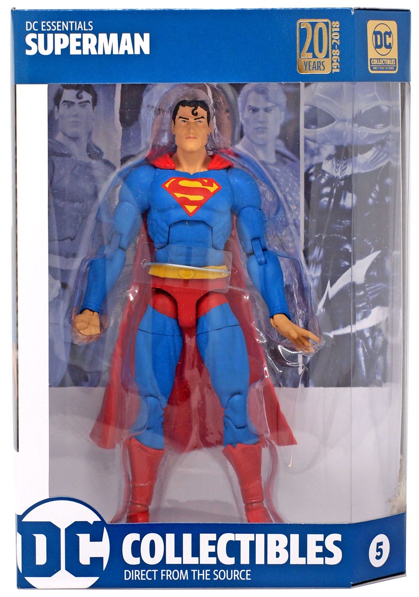 DC Essentials Superman Action Figure 761941352053 - Dcessentialssuperman