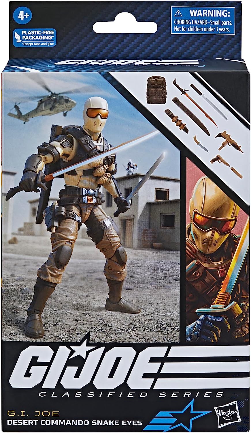 GI Joe Classified Series Desert Commando Snake Eyes Action Figure