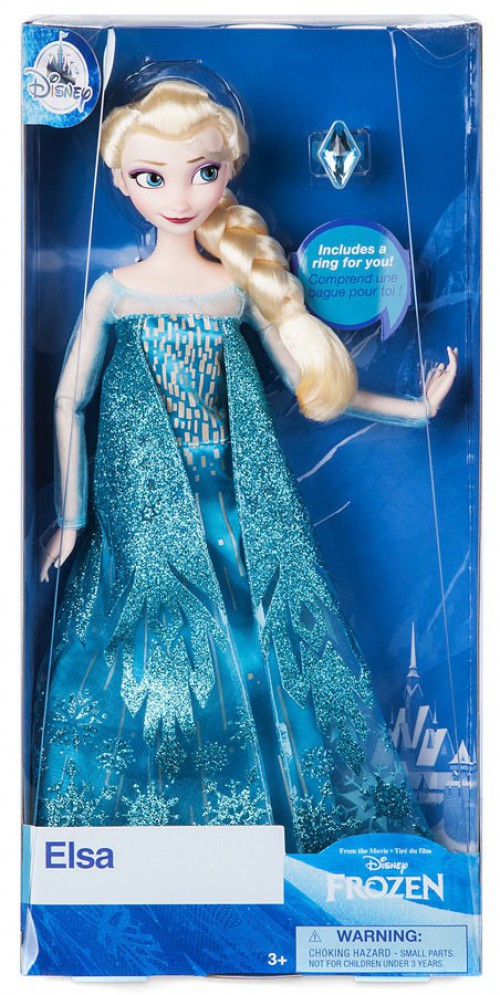 elsa classic doll with ring