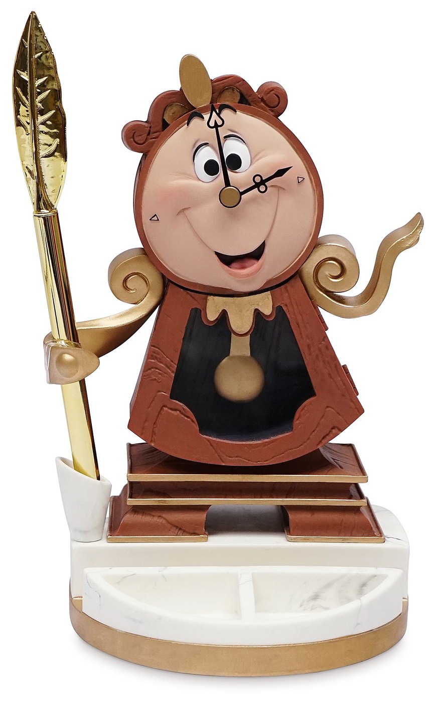 lenox disney beauty and the beast cogsworth clock