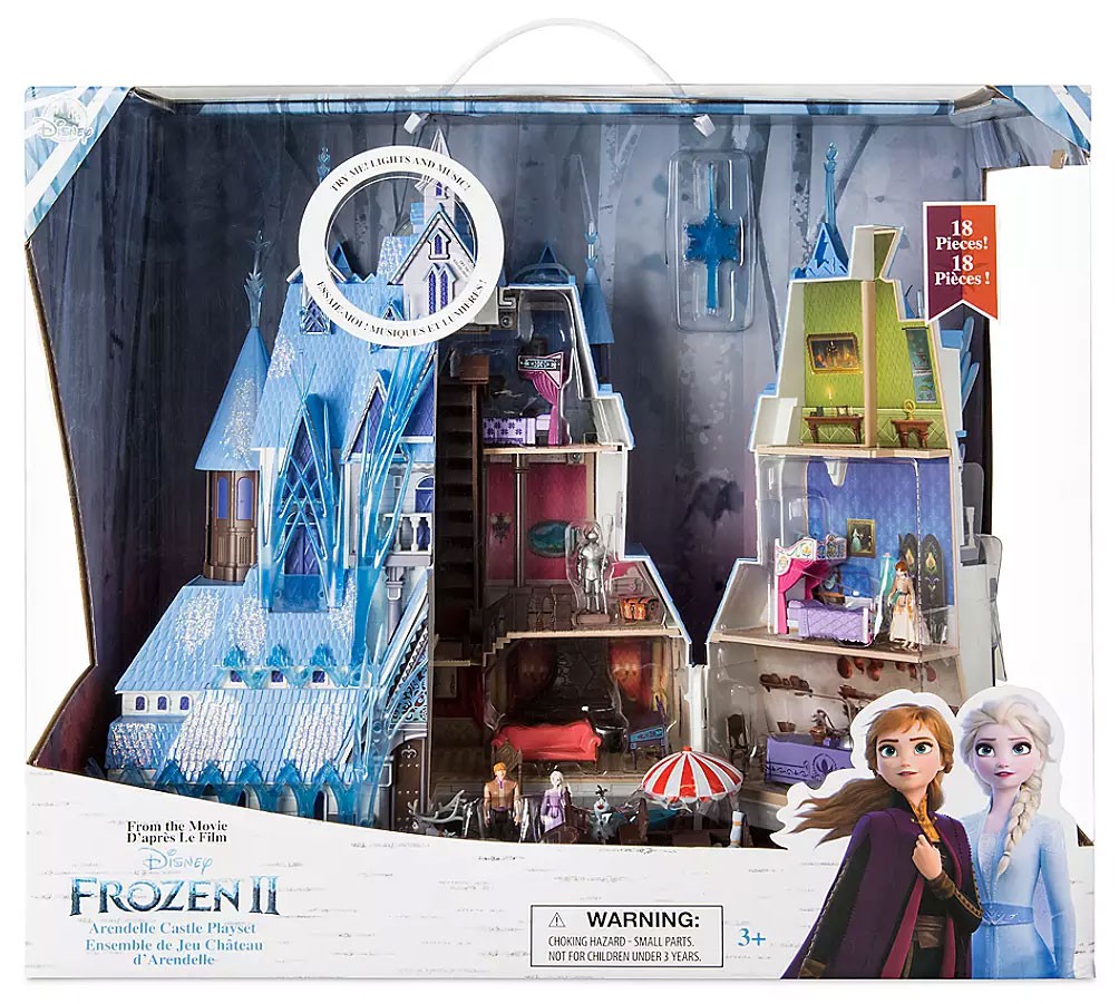 frozen castle with dolls