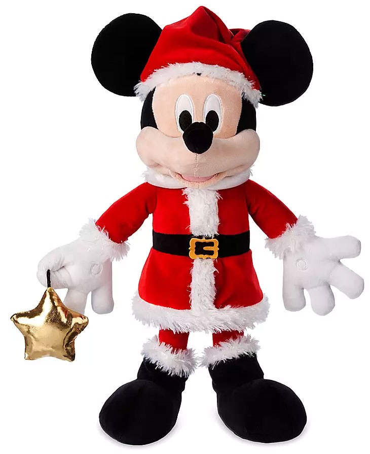 mickey mouse christmas plush 2020