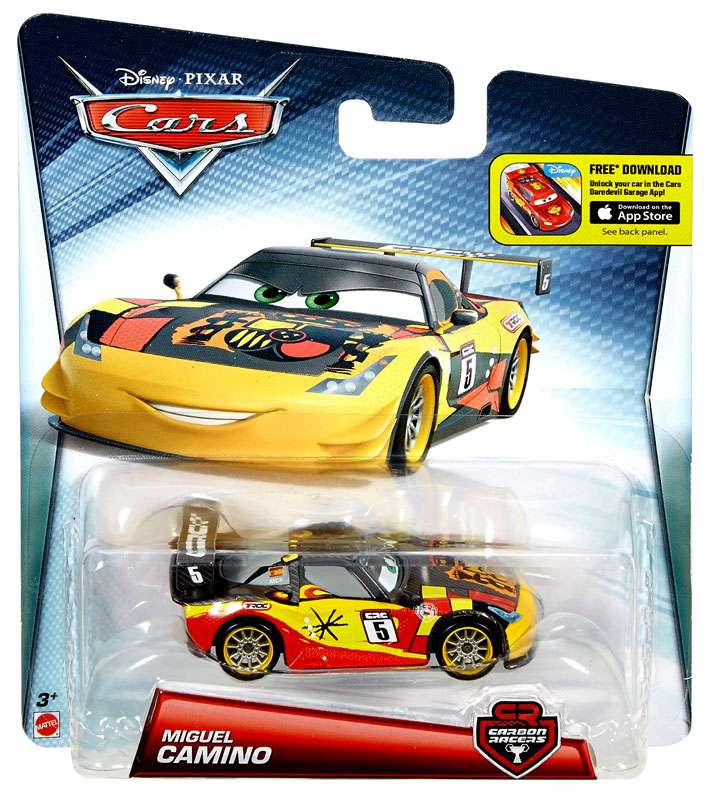 Disney Pixar Cars Carbon Racers Miguel Camino Diecast Car Ebay