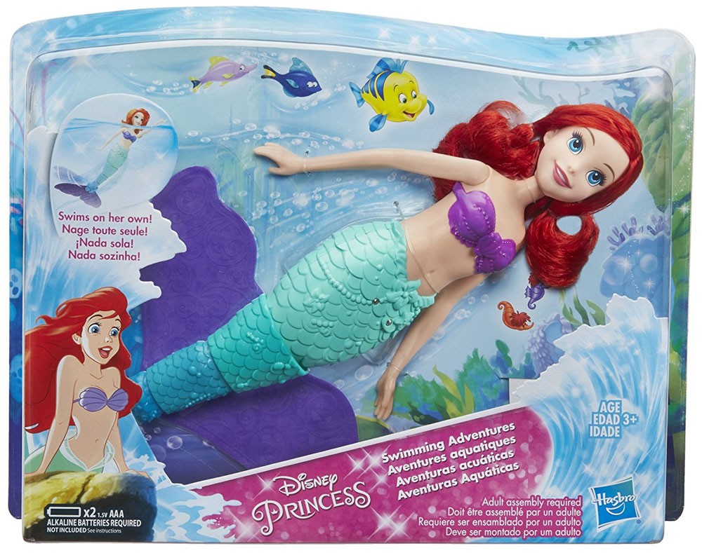 little mermaid bath toy