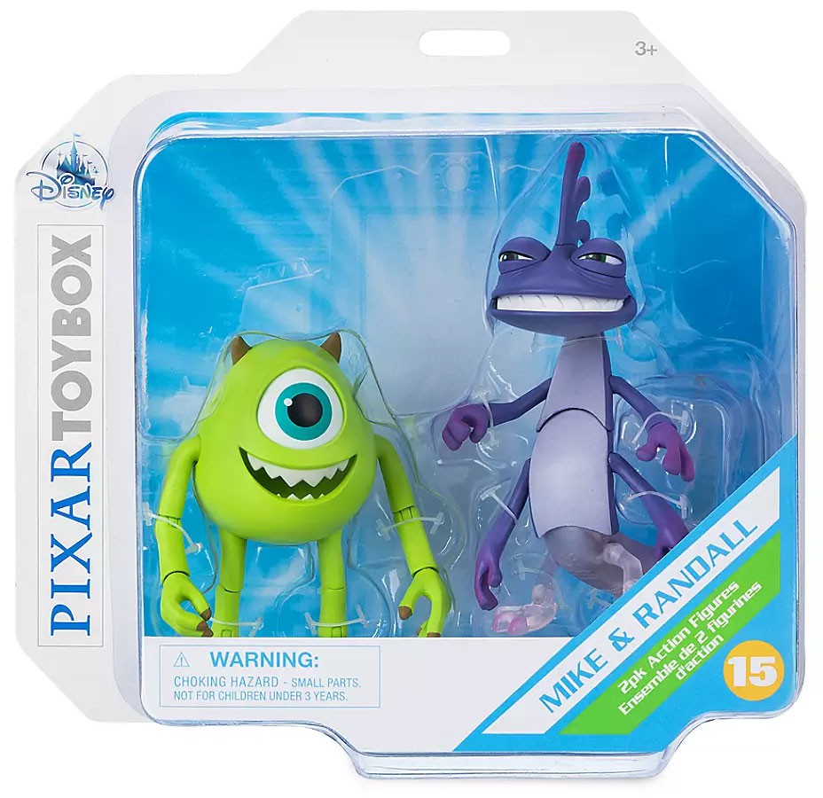 Disney Pixar Monsters Inc Mike Wazowski And Randall Action Figures ...