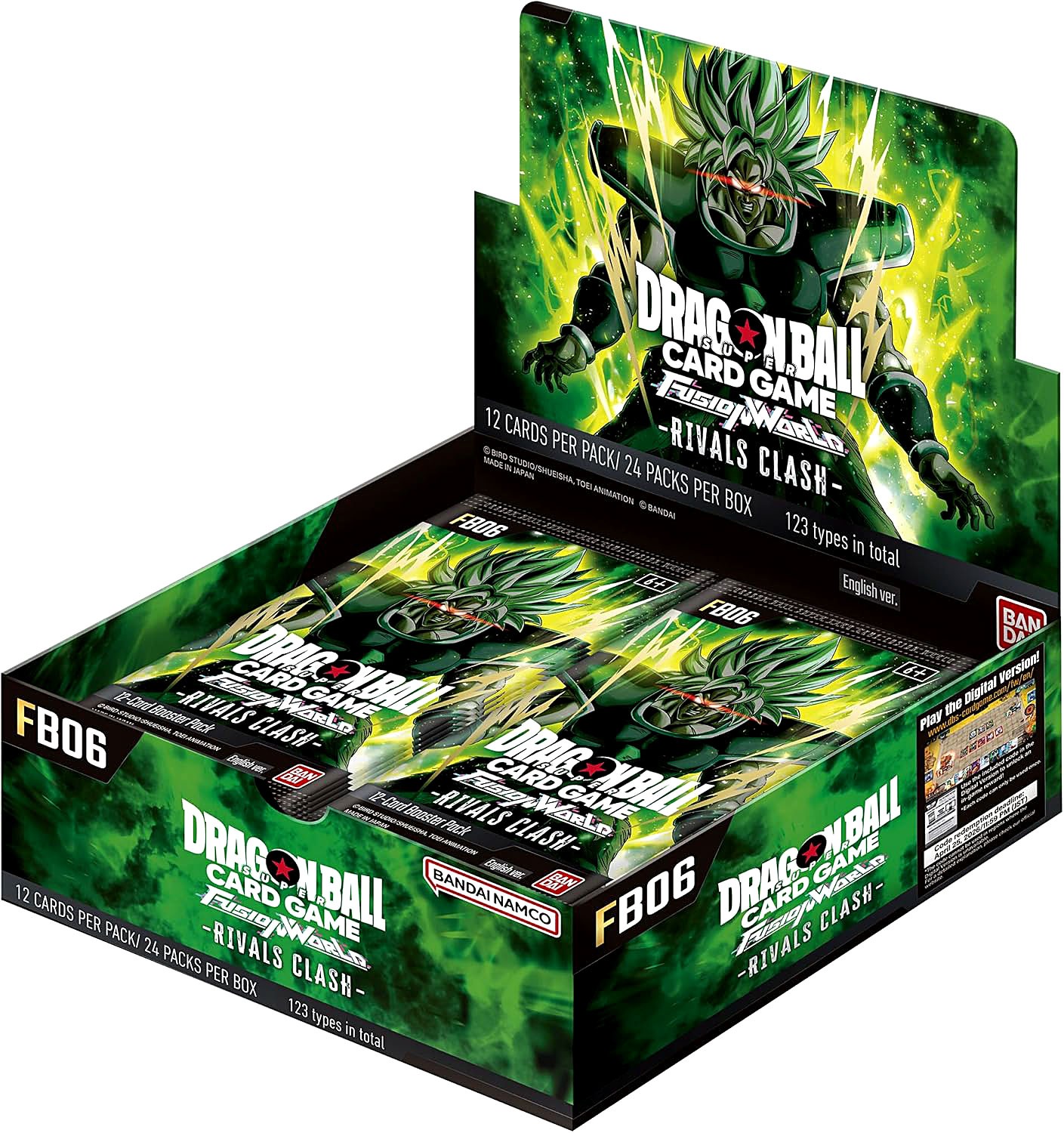 TCG Fusion World 06 Rivals Clash Booster Box FB06 [ENGLISH 24