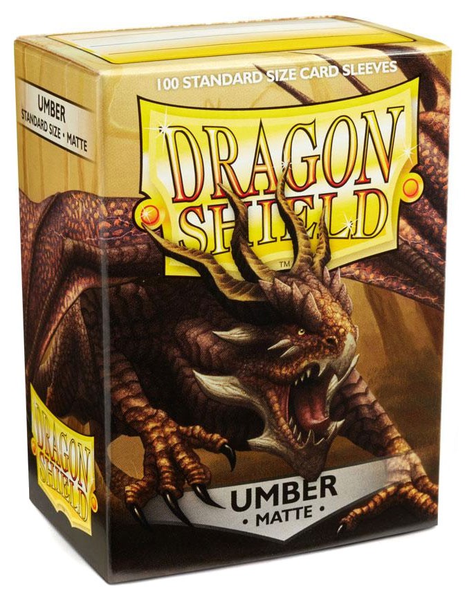 Card Supplies Dragon Shield Matte Umber Standard Card Sleeves [100 ct