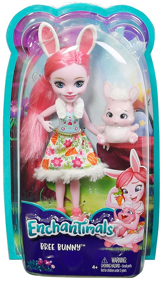 Enchantimals Bree Bunny Doll and Twist Figure Toy Mattel A23 for sale online