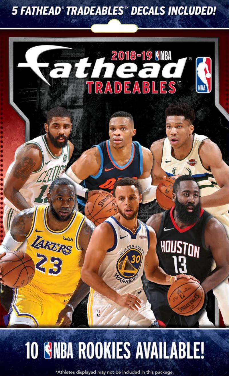 Fatheads 2018-2019 NBA Tradeables Mystery Pack [5 Vinyl Decals] | eBay